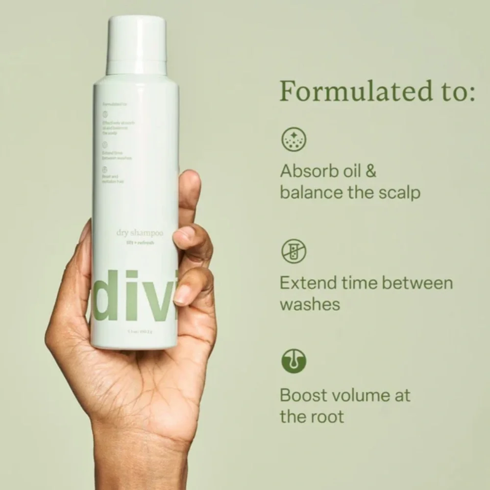 NEW DIVI dry shampoo bonus size!$42 in new subkissed citrus